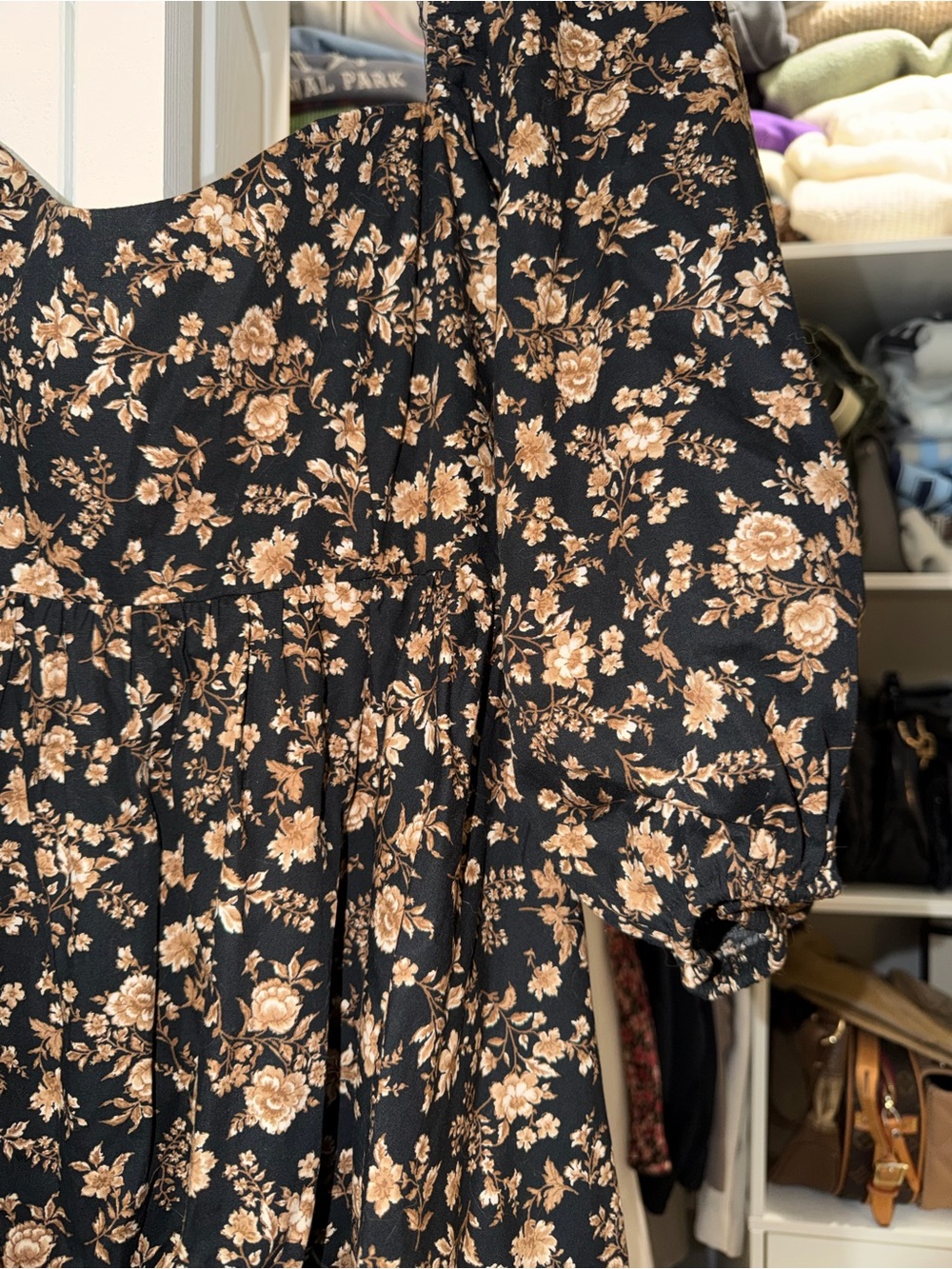 Altar’d State Mini Dress in Black and Beige - Picture 4 of 6